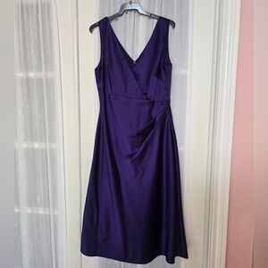 Ralph Lauren Deep Purple Midi Dress